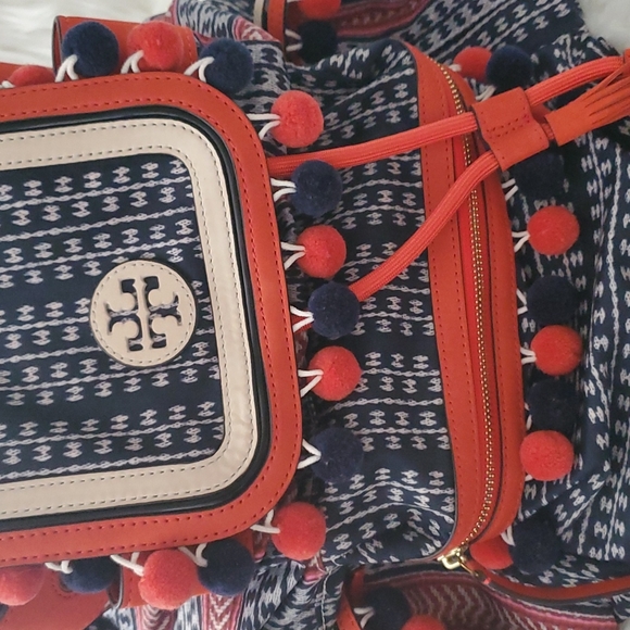 Tory Burch Pom Pom Scout Backpack - Picture 8 of 15